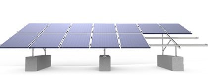 Concrete Foundation Rooftop Mounting System